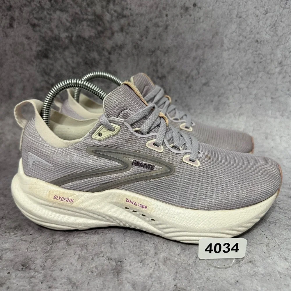 Brooks Glycerin 22 Running Shoes Womens 7.5 Lilac Whisper Lupine DNA Tuned